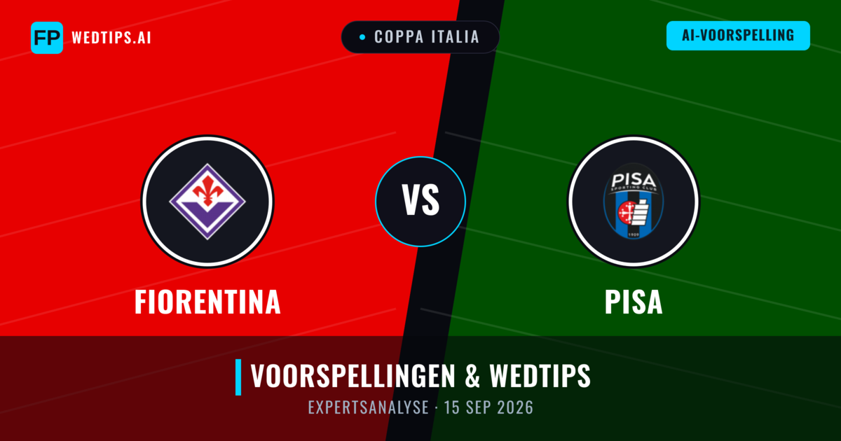 Fiorentina vs Pisa — voorspelling en vooruitblik wedstrijd