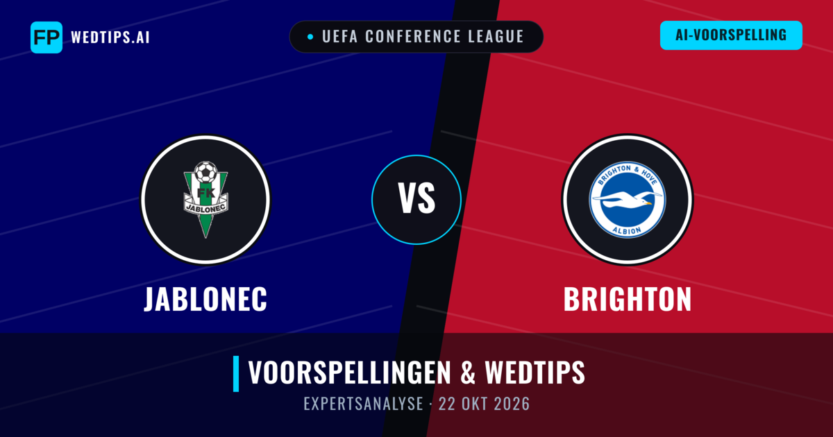 Jablonec vs Brighton — voorspelling en vooruitblik wedstrijd