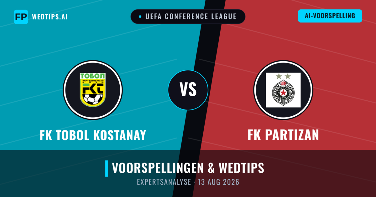 FK Tobol Kostanay vs FK Partizan — voorspelling en vooruitblik wedstrijd