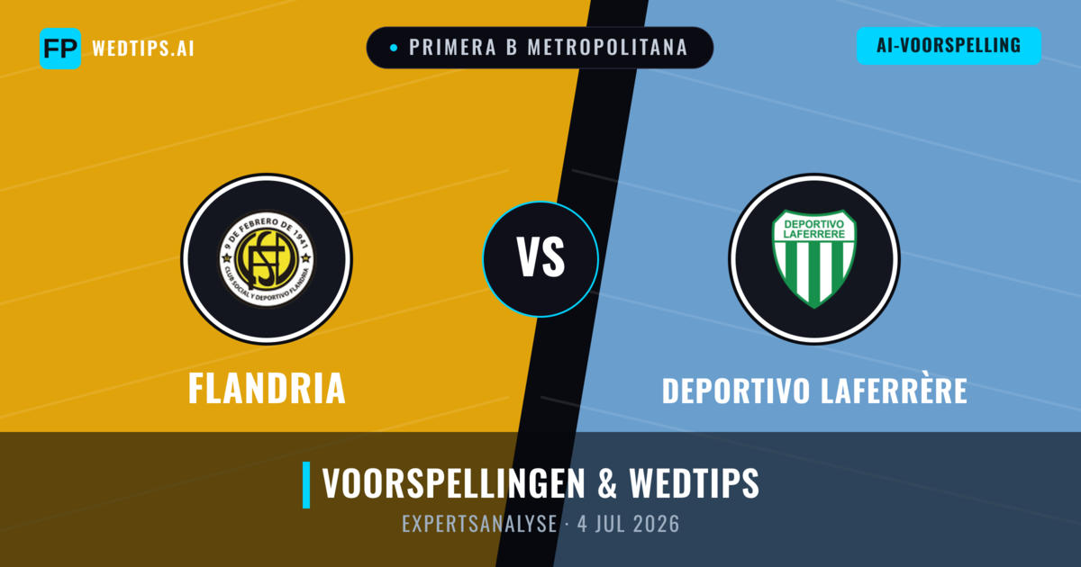 Flandria vs Deportivo Laferrère — voorspelling en vooruitblik wedstrijd