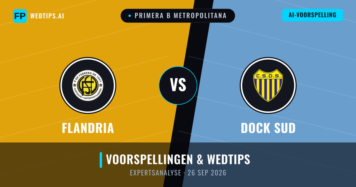 Flandria vs Dock Sud — voorspelling en vooruitblik wedstrijd
