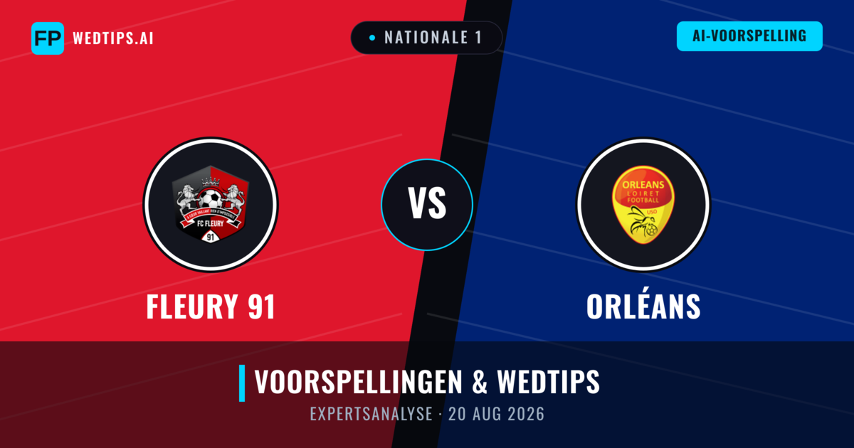 Fleury 91 vs Orléans — voorspelling en vooruitblik wedstrijd
