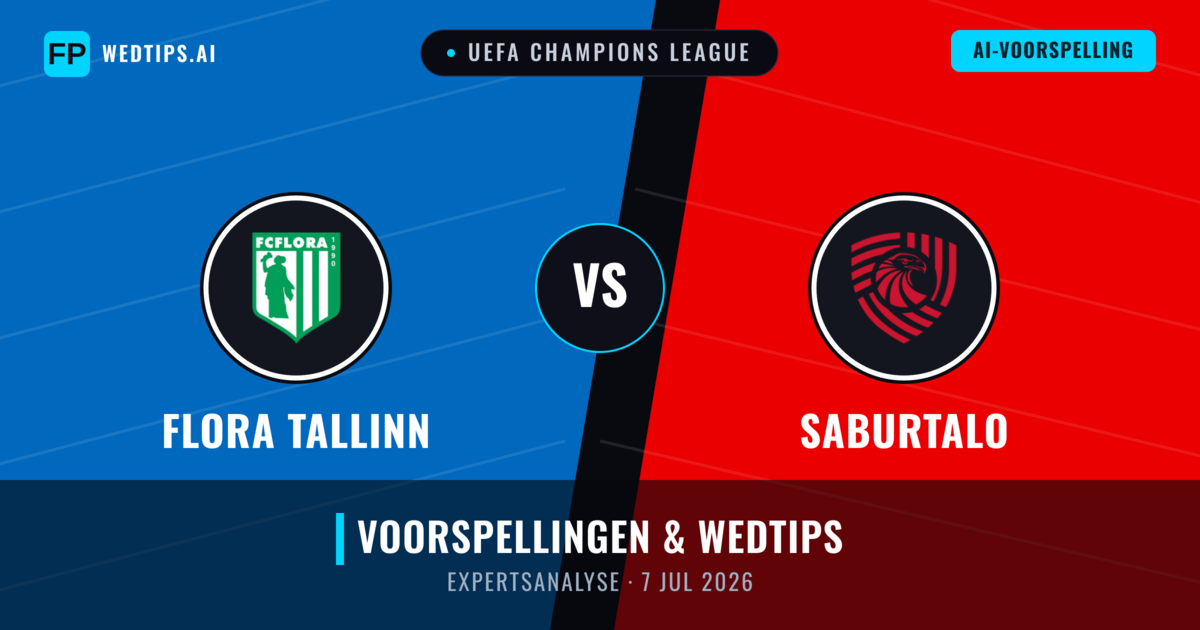 Flora Tallinn vs Saburtalo — voorspelling en vooruitblik wedstrijd