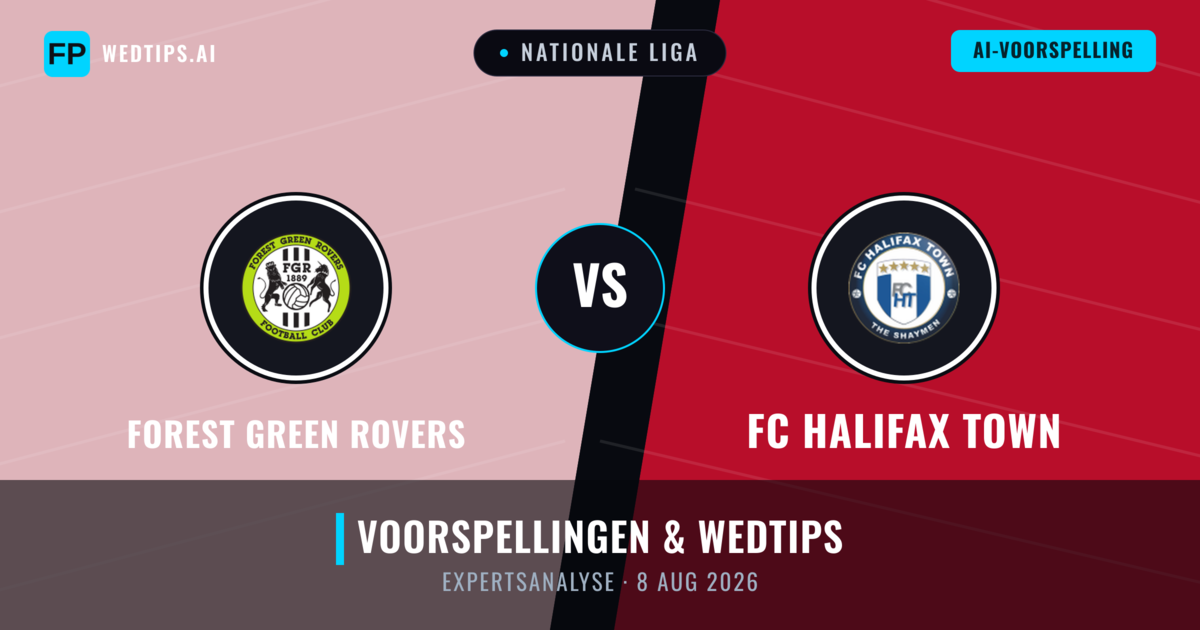 Forest Green Rovers vs FC Halifax Town — voorspelling en vooruitblik wedstrijd