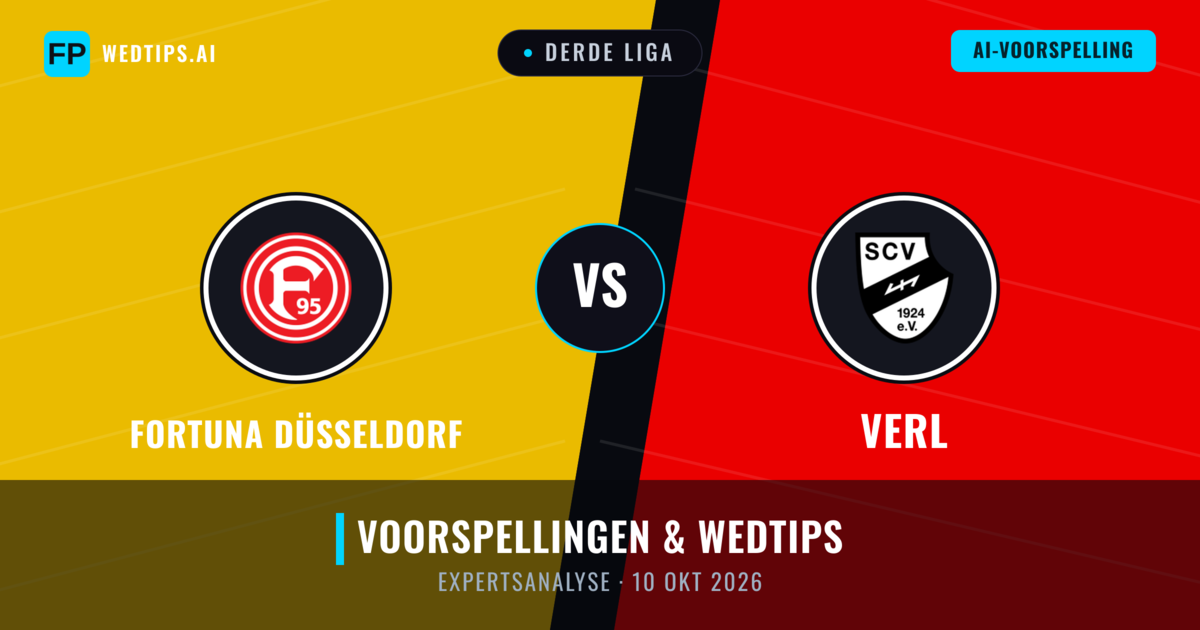 Fortuna Düsseldorf vs Verl — voorspelling en vooruitblik wedstrijd