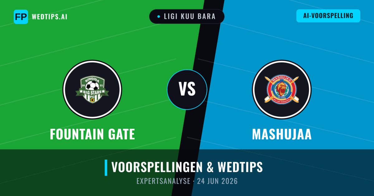 Fountain Gate vs Mashujaa — voorspelling en vooruitblik wedstrijd