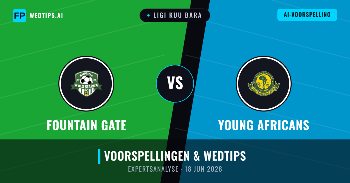 Fountain Gate vs Young Africans — voorspelling en vooruitblik wedstrijd
