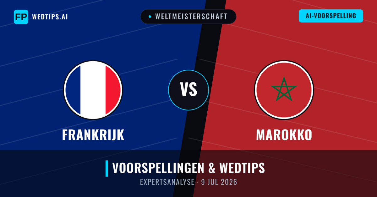 Frankrijk vs Marokko — voorspelling en vooruitblik wedstrijd