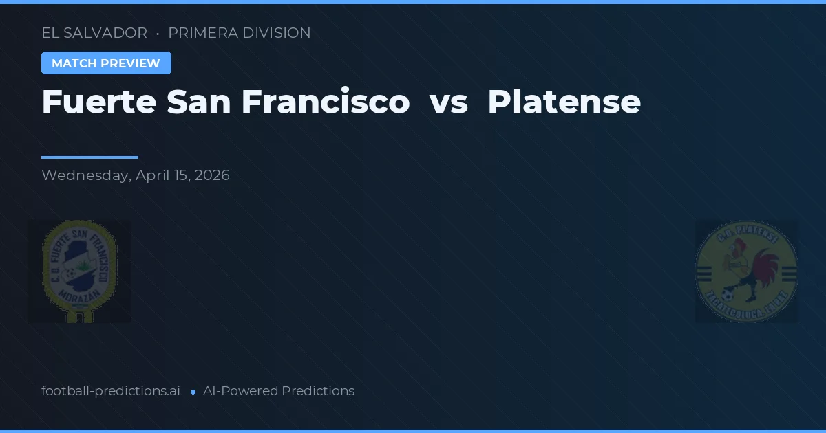 Fuerte San Francisco vs Platense — voorspelling en vooruitblik wedstrijd
