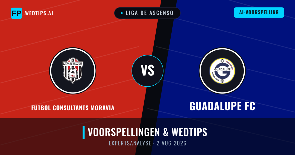 Futbol Consultants Moravia vs Guadalupe FC — voorspelling en vooruitblik wedstrijd