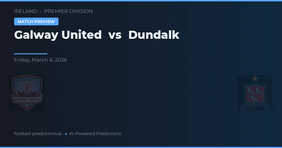Galway United vs Dundalk — voorspelling en vooruitblik wedstrijd