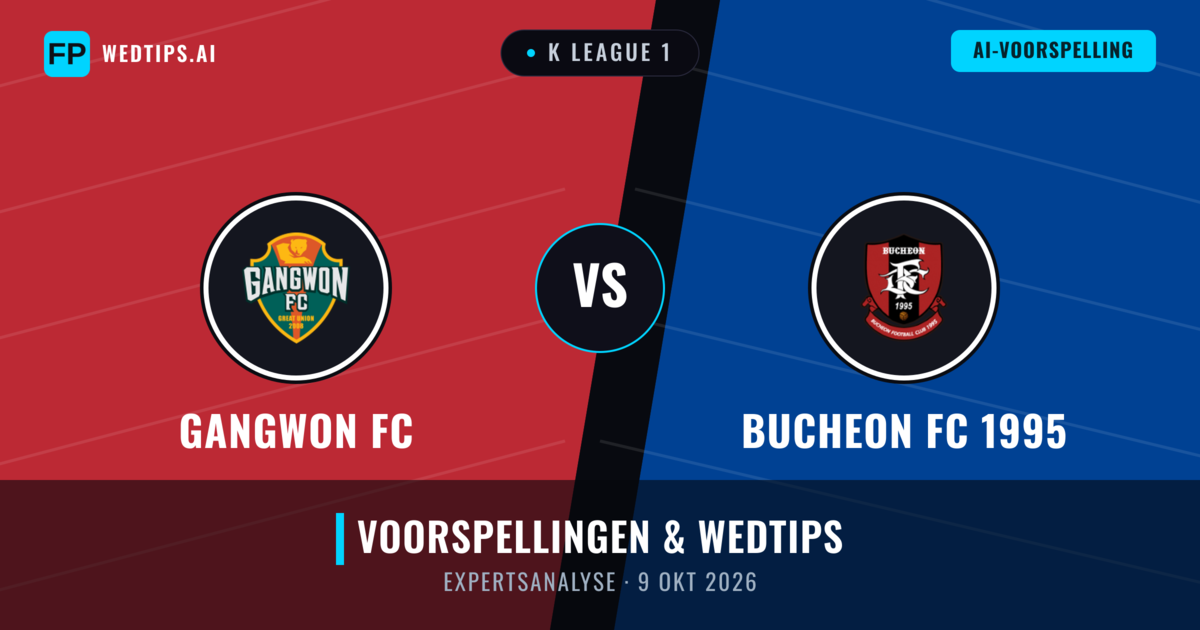 Gangwon FC vs Bucheon FC 1995 — voorspelling en vooruitblik wedstrijd
