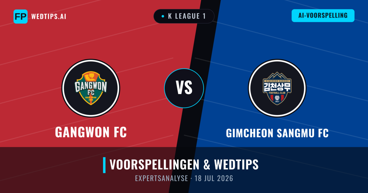 Gangwon FC vs Gimcheon Sangmu FC — voorspelling en vooruitblik wedstrijd