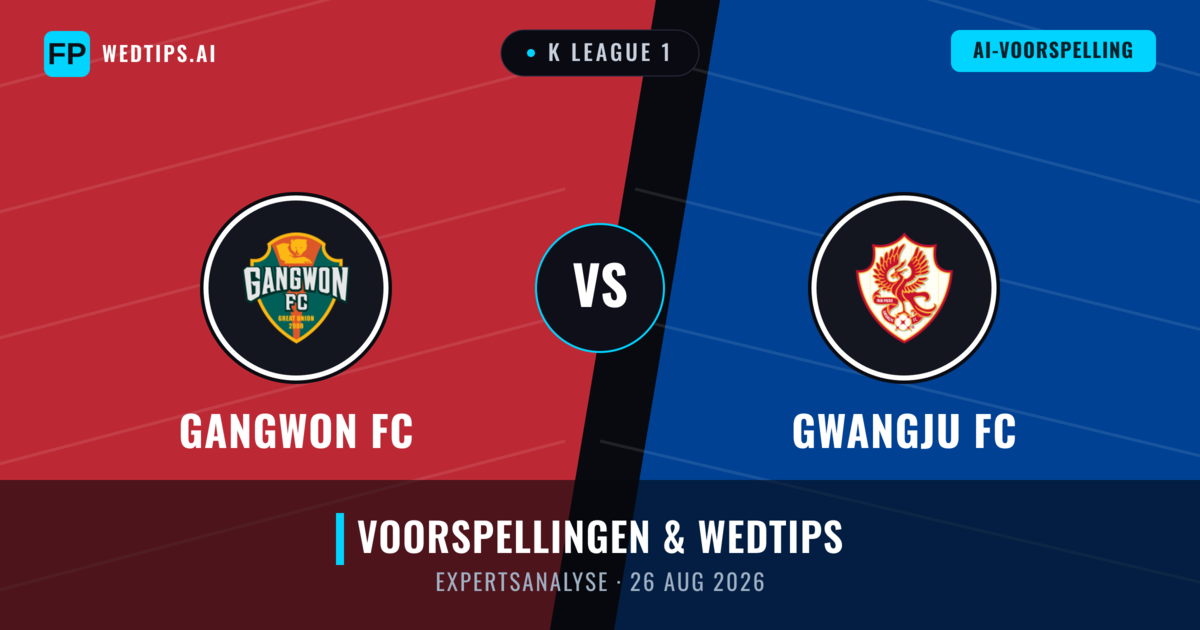 Gangwon FC vs Gwangju FC — voorspelling en vooruitblik wedstrijd