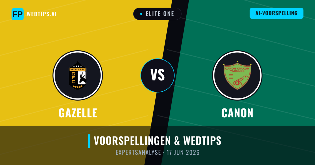 Gazelle vs Canon — voorspelling en vooruitblik wedstrijd