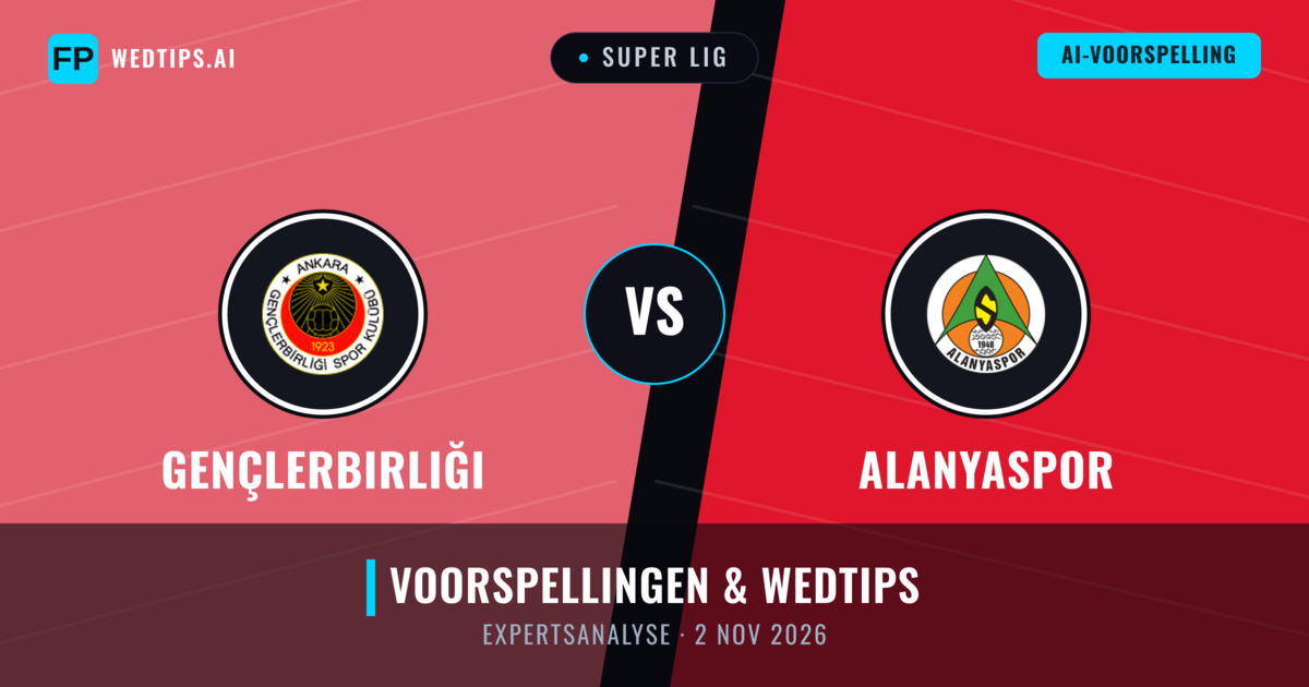 Gençlerbirliği vs Alanyaspor — voorspelling en vooruitblik wedstrijd