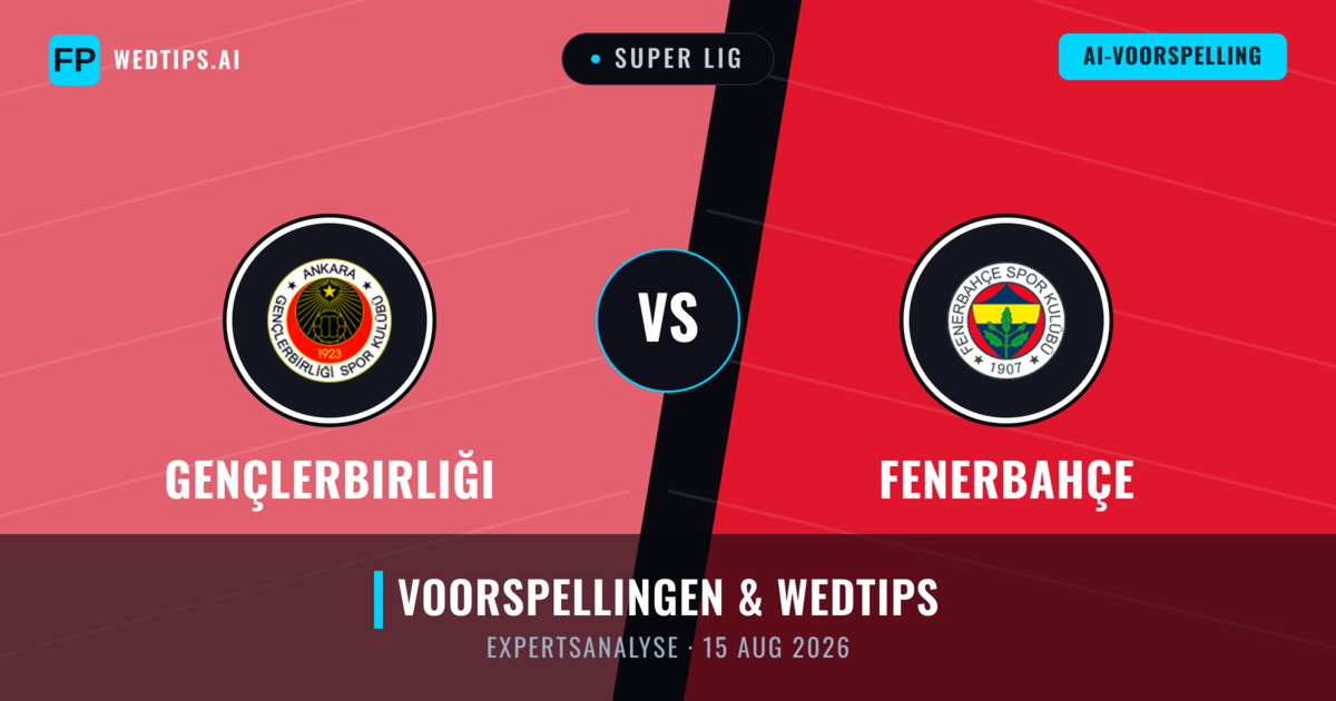 Gençlerbirliği vs Fenerbahçe — voorspelling en vooruitblik wedstrijd