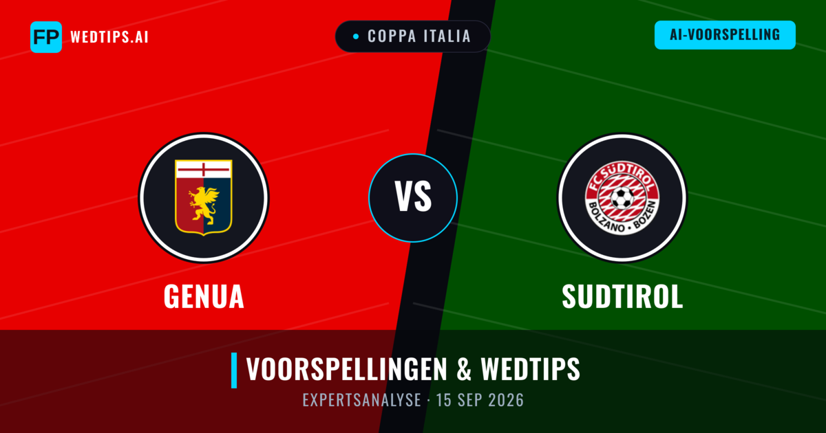 Genua vs Sudtirol — voorspelling en vooruitblik wedstrijd
