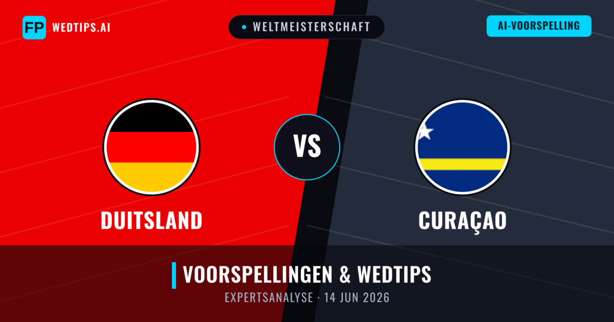 Duitsland vs Curaçao — voorspelling en vooruitblik wedstrijd