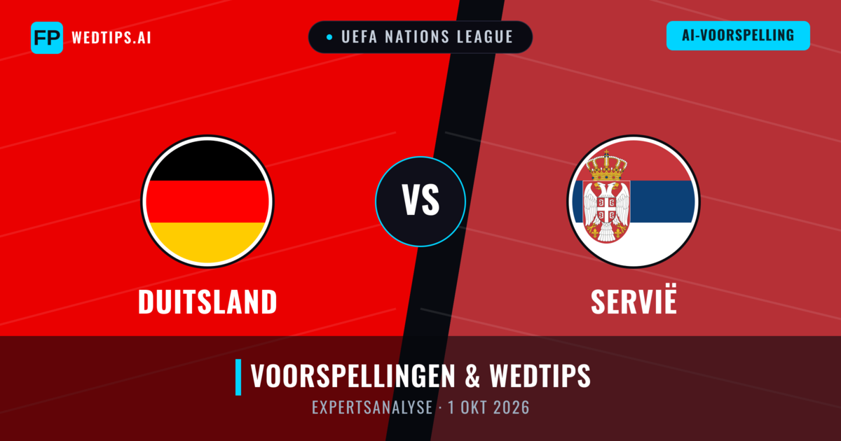 Duitsland vs Servië — voorspelling en vooruitblik wedstrijd