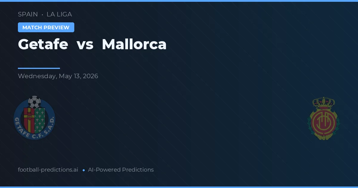 Getafe vs Mallorca — voorspelling en vooruitblik wedstrijd