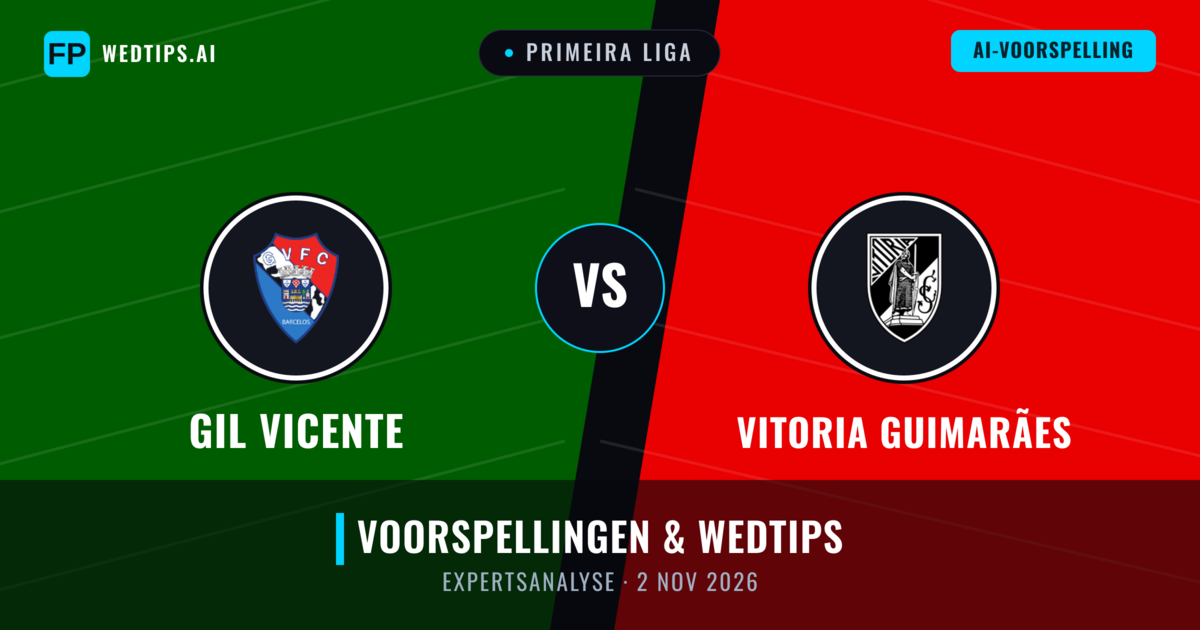 GIL Vicente vs Vitoria Guimarães — voorspelling en vooruitblik wedstrijd