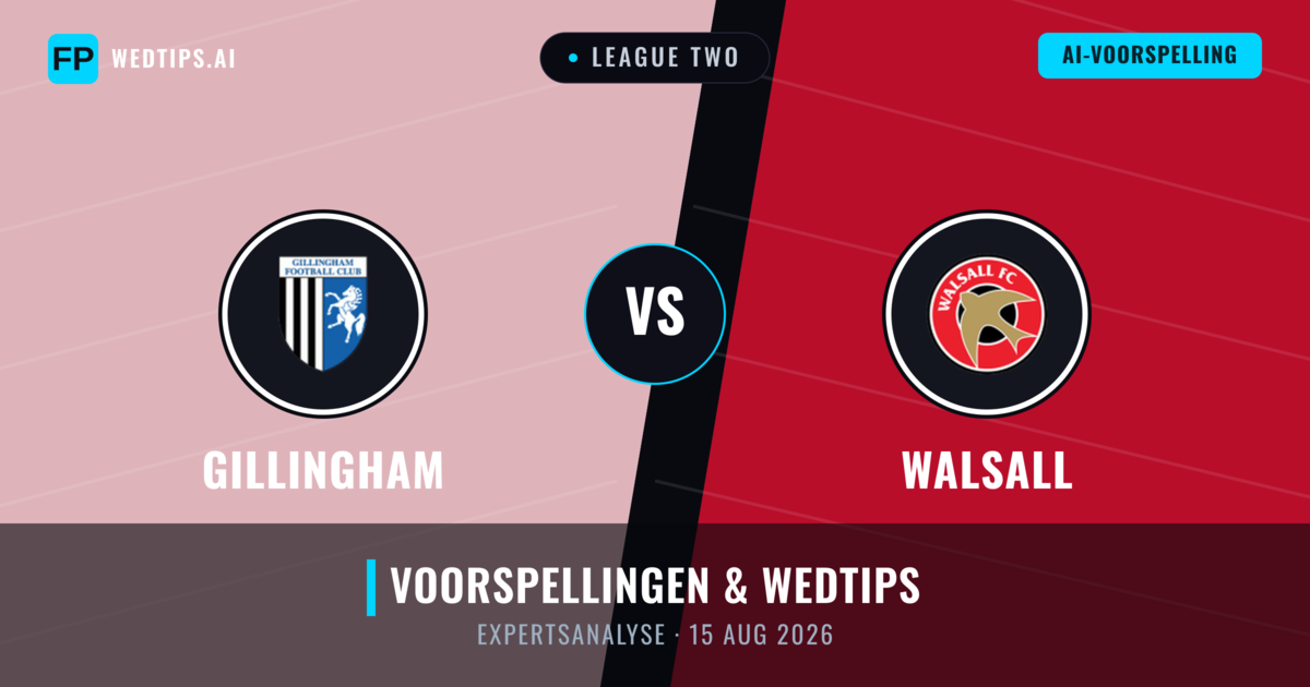 Gillingham vs Walsall — voorspelling en vooruitblik wedstrijd