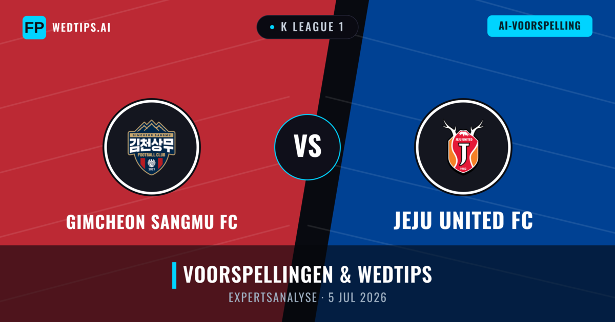 Gimcheon Sangmu FC vs Jeju United FC — voorspelling en vooruitblik wedstrijd