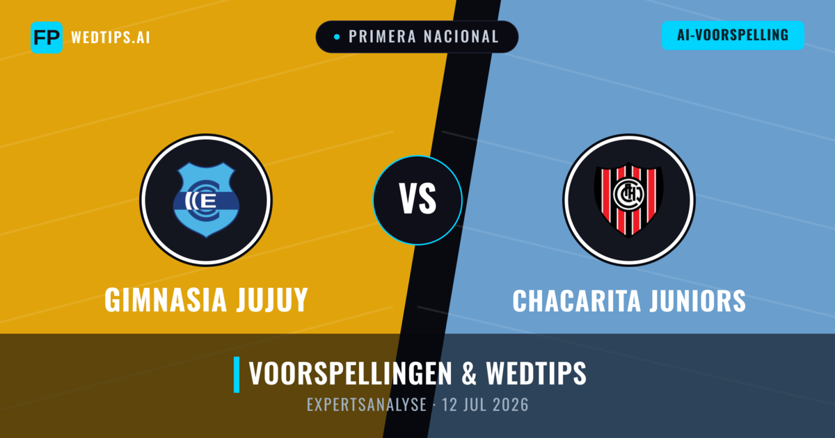 Gimnasia Jujuy vs Chacarita Juniors — voorspelling en vooruitblik wedstrijd
