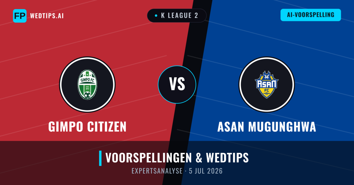 Gimpo Citizen vs Asan Mugunghwa — voorspelling en vooruitblik wedstrijd