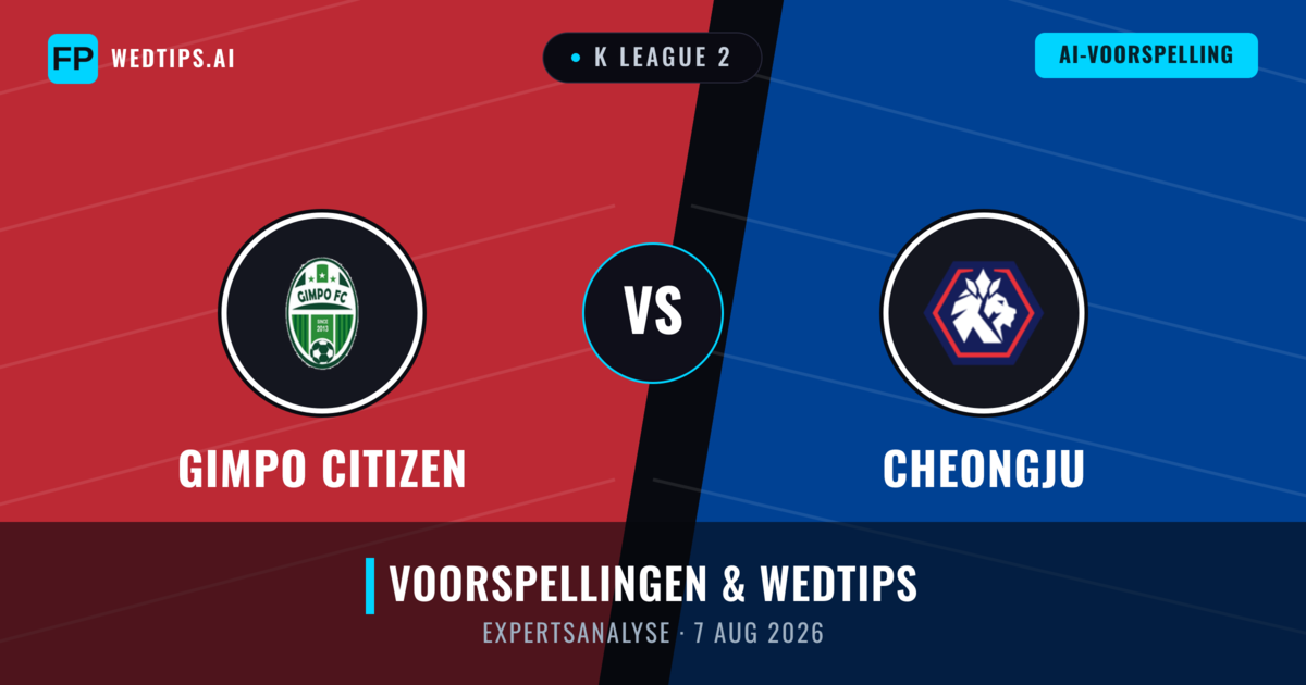 Gimpo Citizen vs Cheongju — voorspelling en vooruitblik wedstrijd
