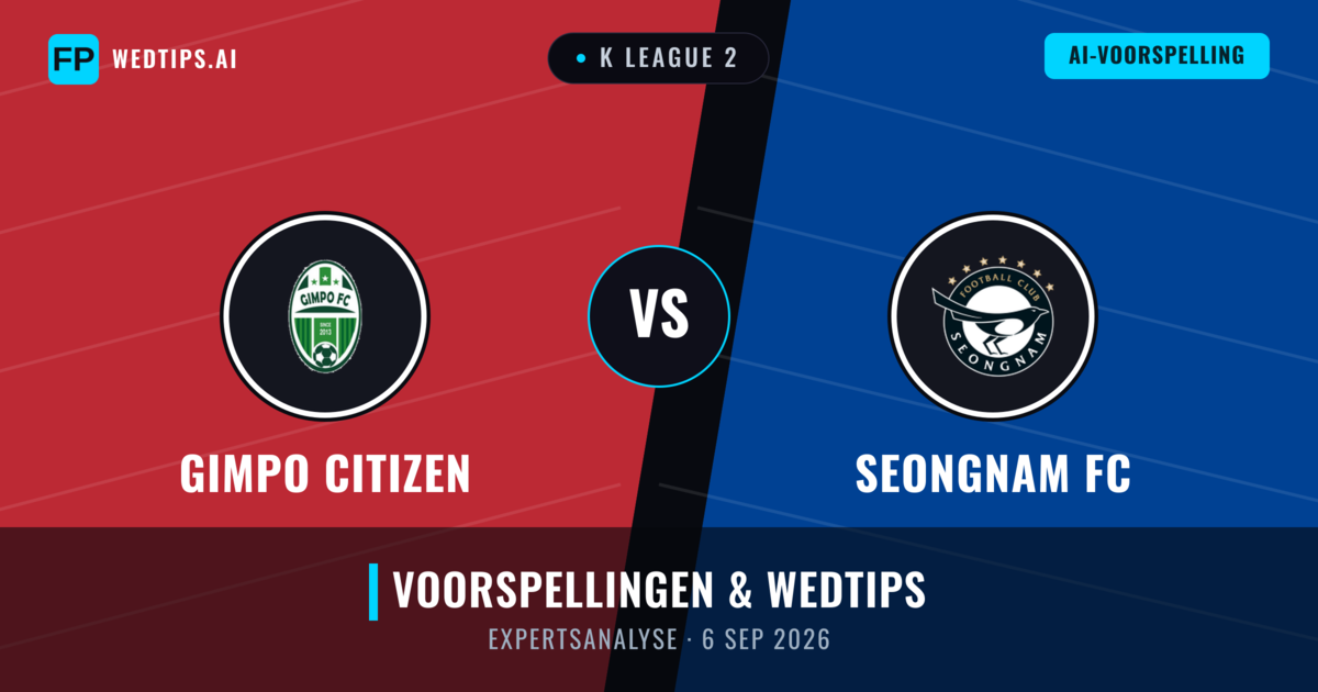 Gimpo Citizen vs Seongnam FC — voorspelling en vooruitblik wedstrijd