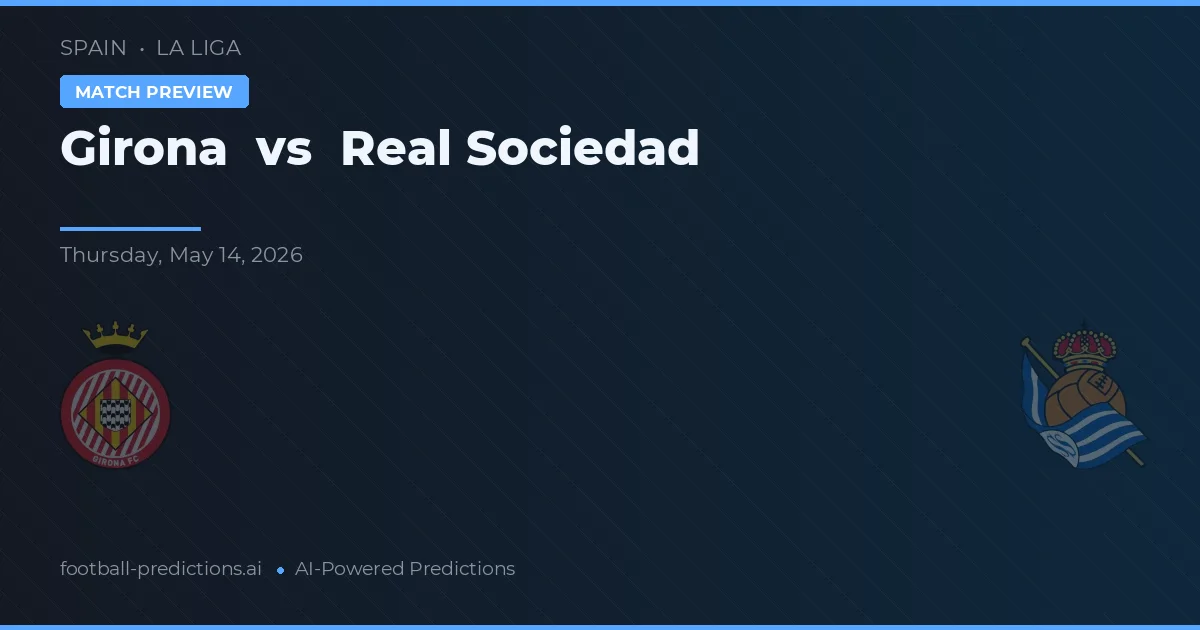 Girona vs Real Sociedad — voorspelling en vooruitblik wedstrijd