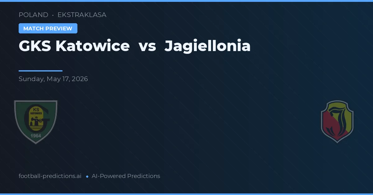 GKS Katowice vs Jagiellonia Białystok — voorspelling en vooruitblik wedstrijd
