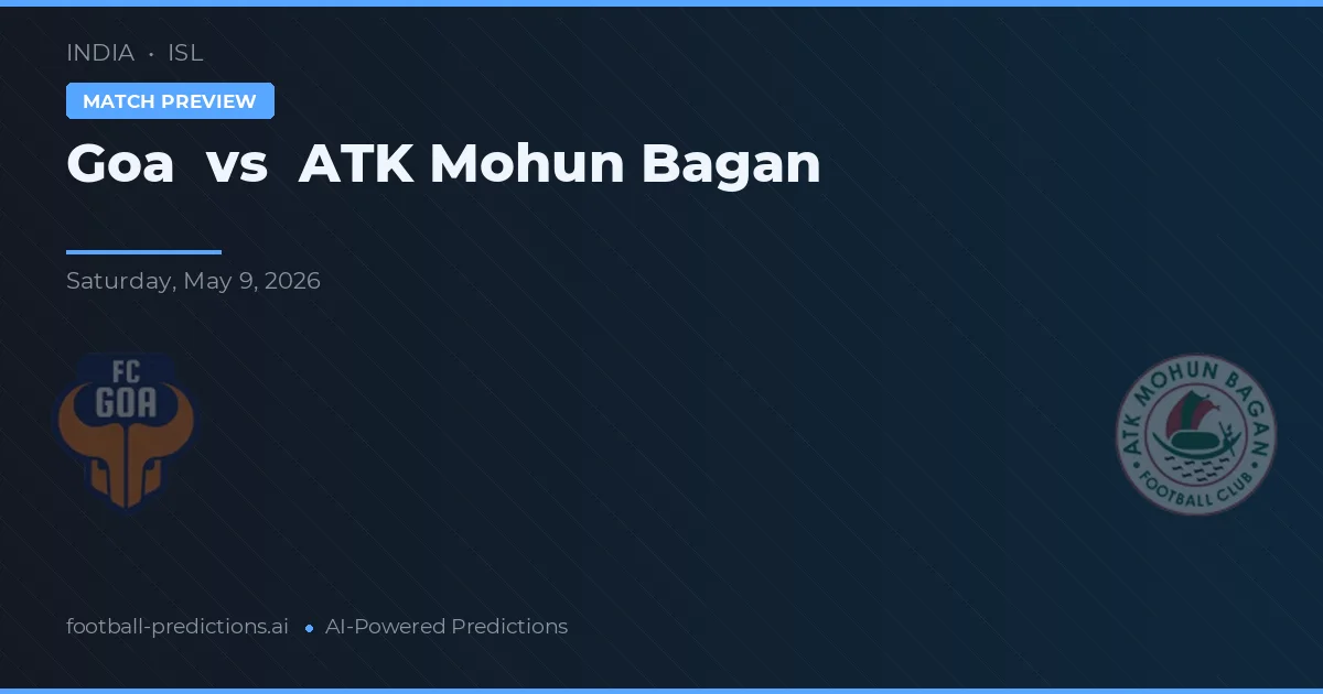 Goa vs ATK Mohun Bagan — voorspelling en vooruitblik wedstrijd