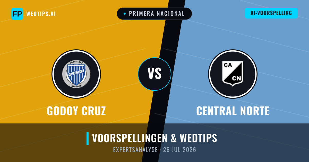 Godoy Cruz vs Central Norte — voorspelling en vooruitblik wedstrijd