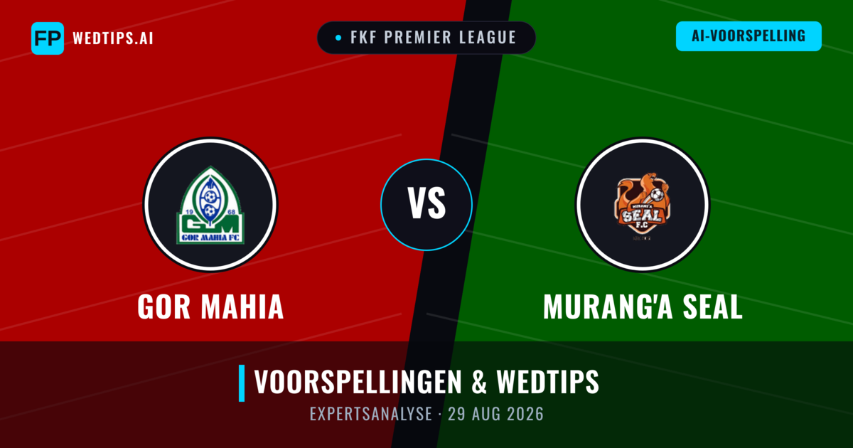 GOR Mahia vs Murang'a SEAL — voorspelling en vooruitblik wedstrijd