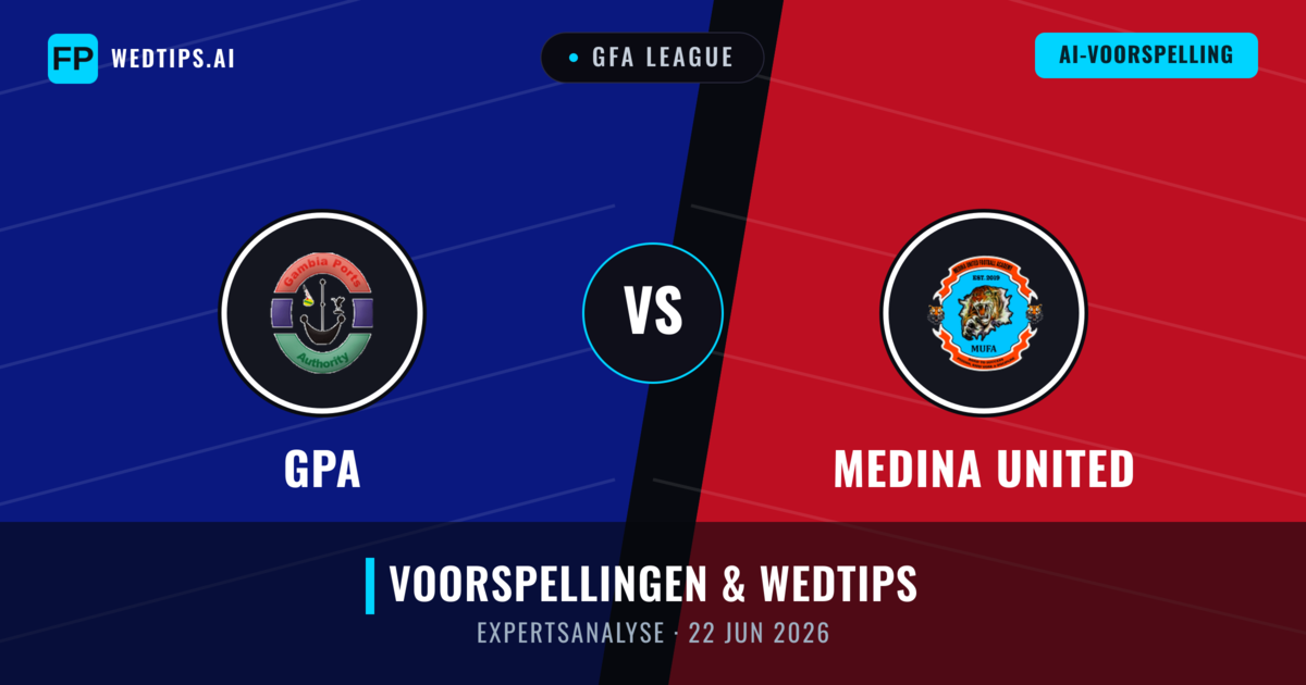 GPA vs Medina United — voorspelling en vooruitblik wedstrijd