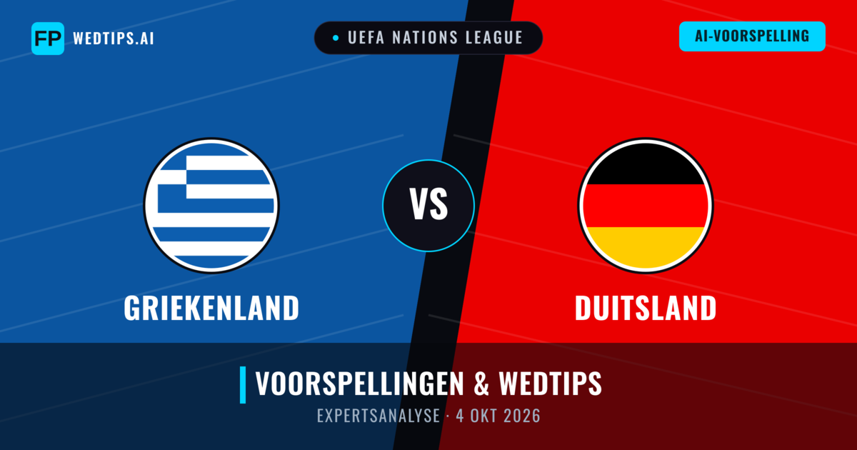 Griekenland vs Duitsland — voorspelling en vooruitblik wedstrijd