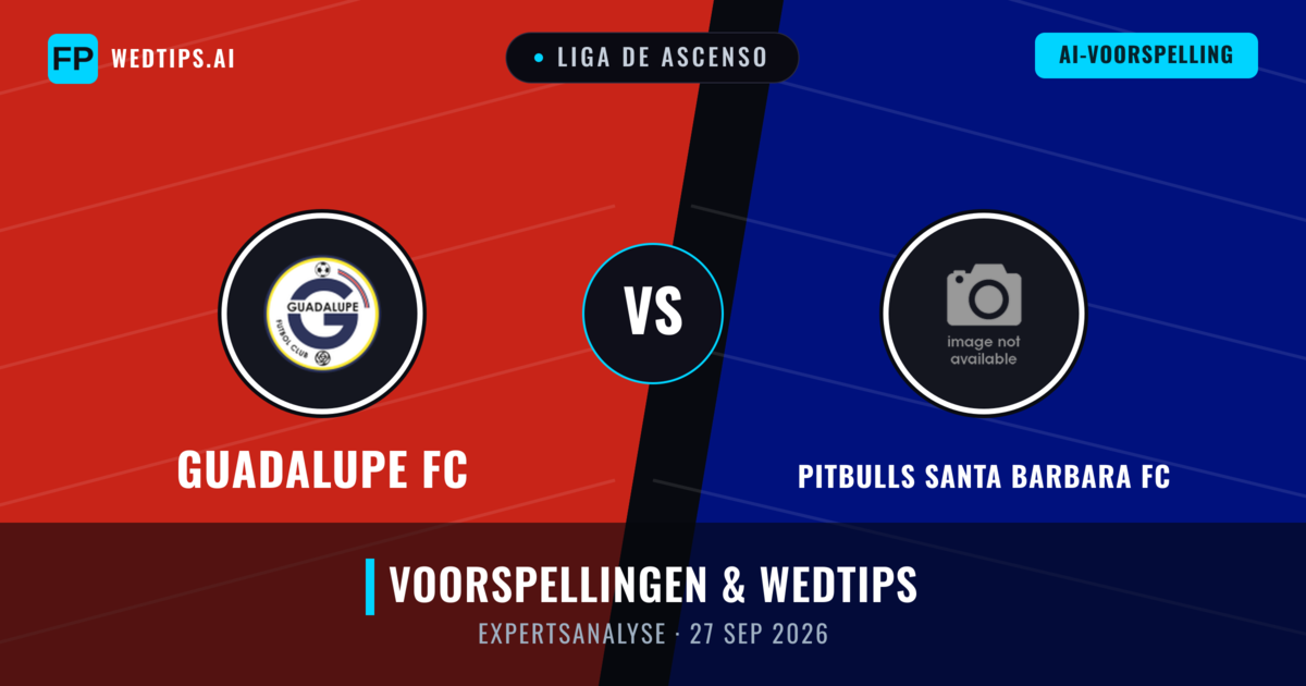 Guadalupe FC vs Pitbulls Santa Barbara FC — voorspelling en vooruitblik wedstrijd