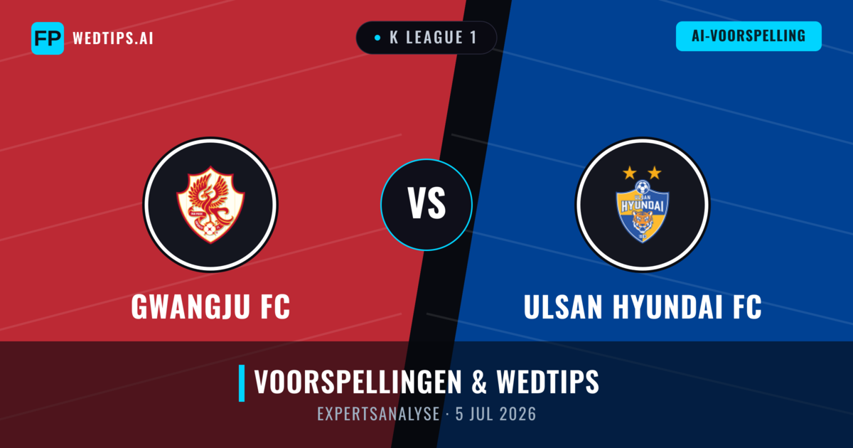 Gwangju FC vs Ulsan Hyundai FC — voorspelling en vooruitblik wedstrijd