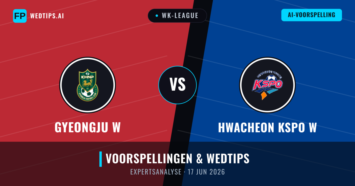 Gyeongju W vs Hwacheon KSPO W — voorspelling en vooruitblik wedstrijd