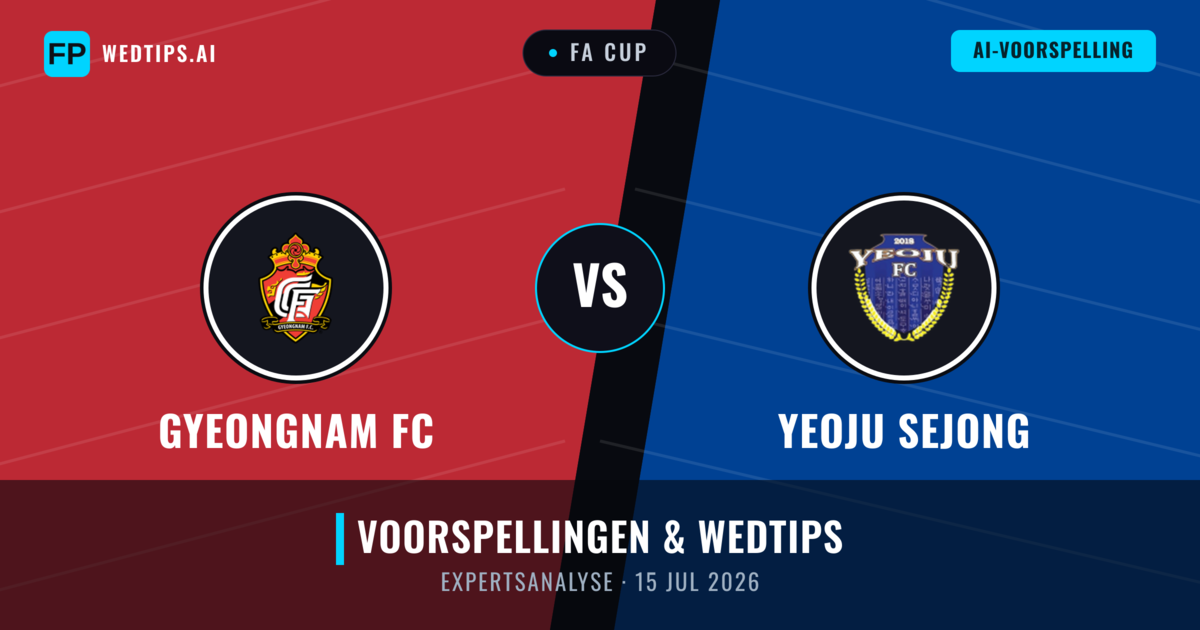 Gyeongnam FC vs Yeoju Sejong — voorspelling en vooruitblik wedstrijd