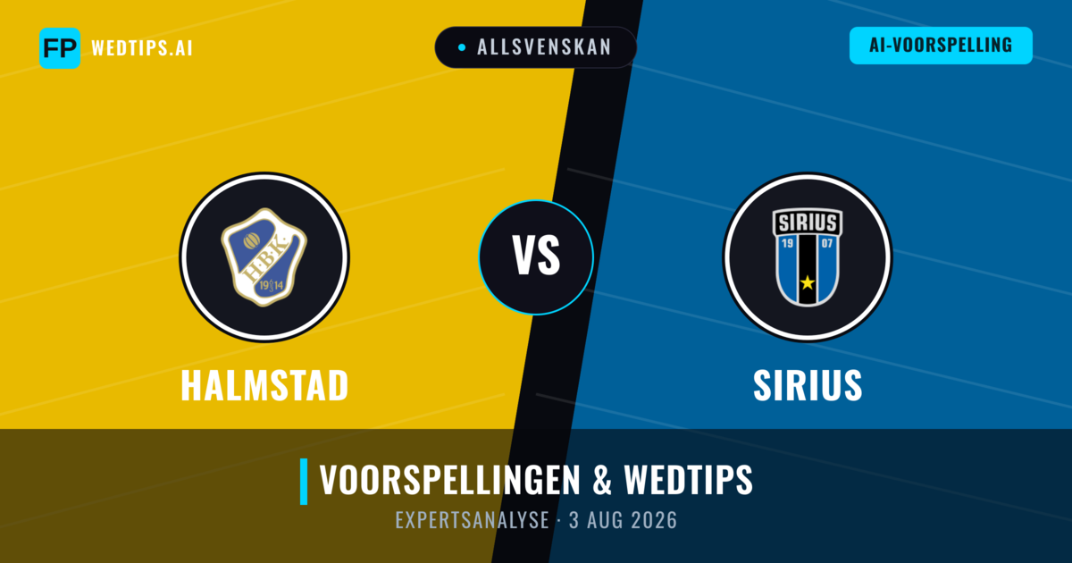 Halmstad vs Sirius — voorspelling en vooruitblik wedstrijd