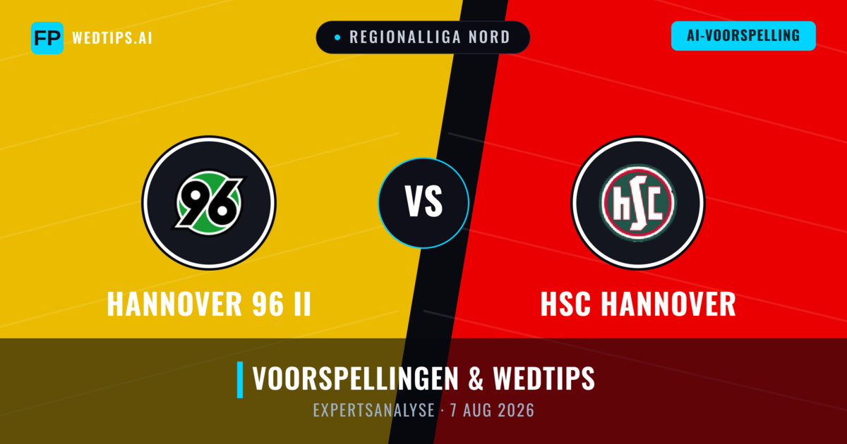 Hannover 96 II vs HSC Hannover — voorspelling en vooruitblik wedstrijd