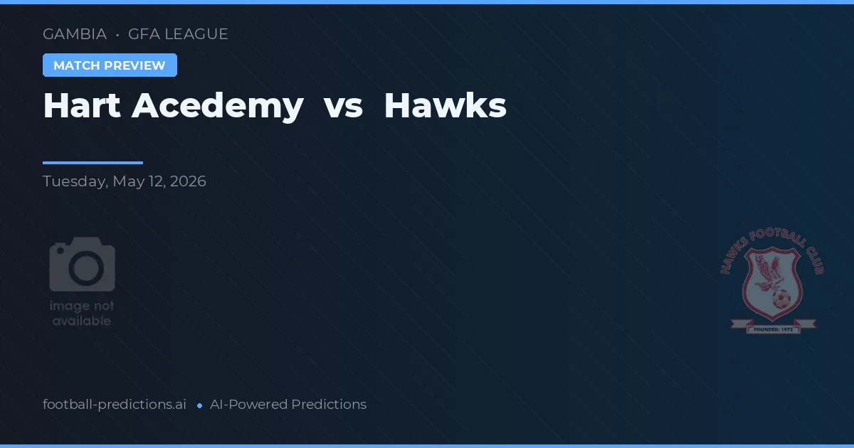 Hart Academy vs Hawks — voorspelling en vooruitblik wedstrijd