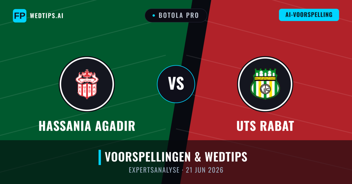 Hassania Agadir vs UTS Rabat — voorspelling en vooruitblik wedstrijd