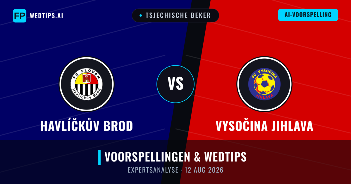 Havlíčkův Brod vs Vysočina Jihlava — voorspelling en vooruitblik wedstrijd