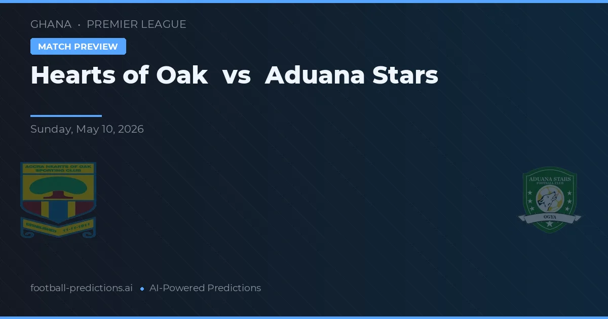 Hearts of Oak vs Aduana Stars — voorspelling en vooruitblik wedstrijd