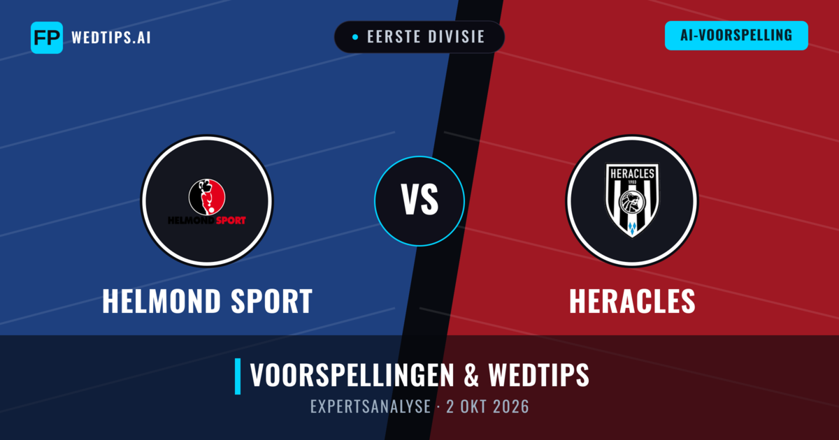Helmond Sport vs Heracles — voorspelling en vooruitblik wedstrijd